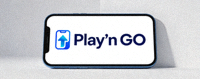 Play'n GO 遊戲供應商標誌，專注於行動端優化的遊戲